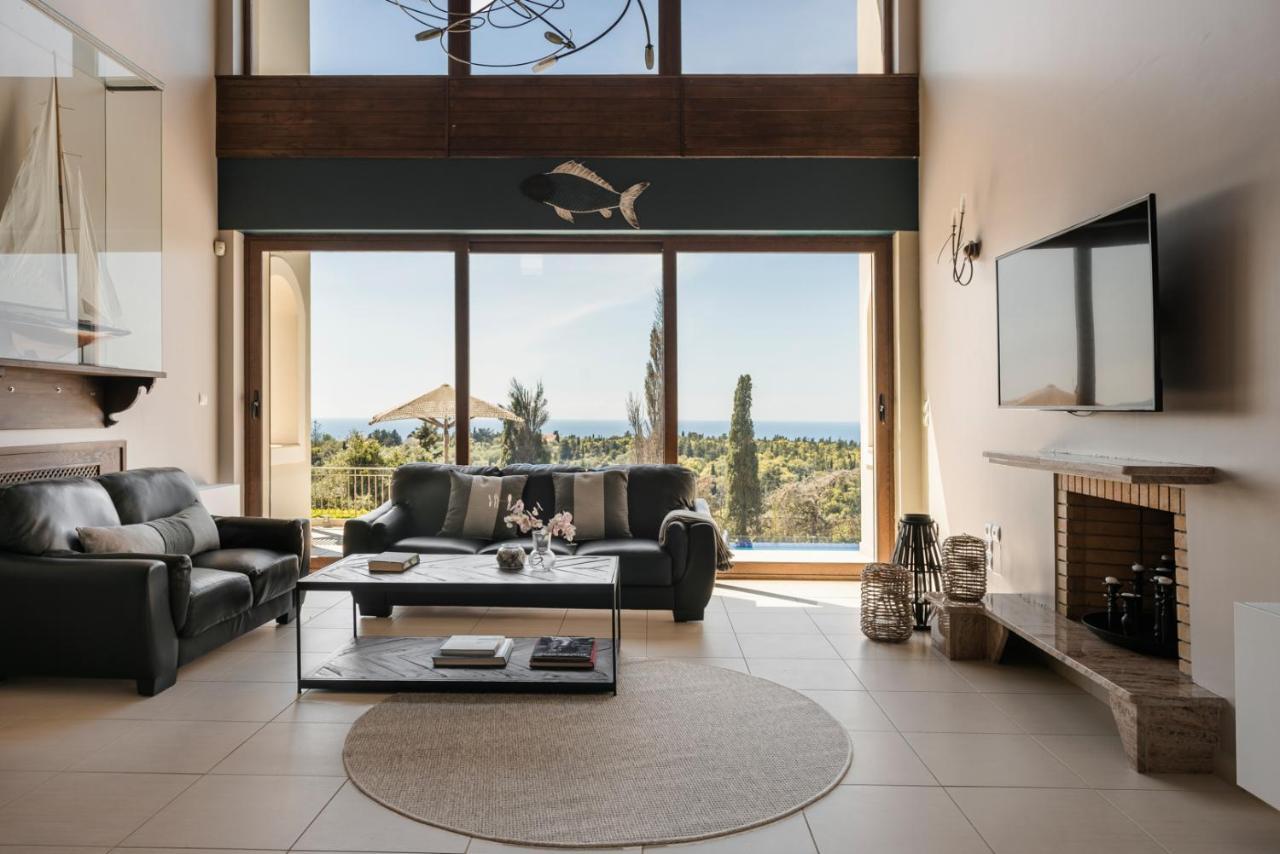 Luxury Villa Karmaniolos Fiskardo Kefalonia Dış mekan fotoğraf